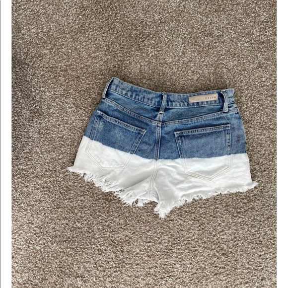 Ombré denim shorts - Picture 3 of 3